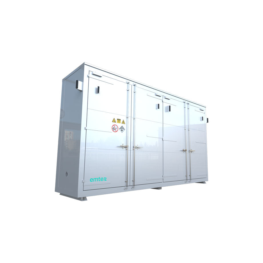 6-Meter-LithiumVault-Container – SI06D22916 || Flügeltüren auf 2 Ebenen