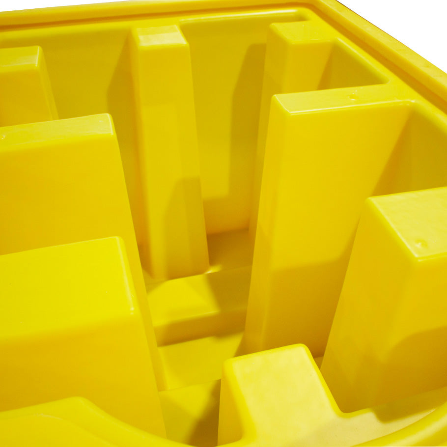 IBC Auffangwanne mit integriertem Auffangbereich – BB1DT || Auffangvolumen: 1125 Liter