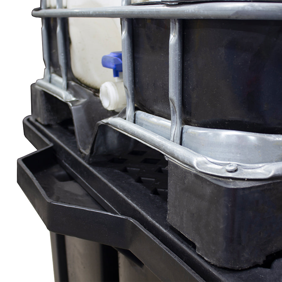 IBC Auffangwanne aus recyceltem Polyethylen mit 4-Wege Gabelstaplerzugang – BB1FWR