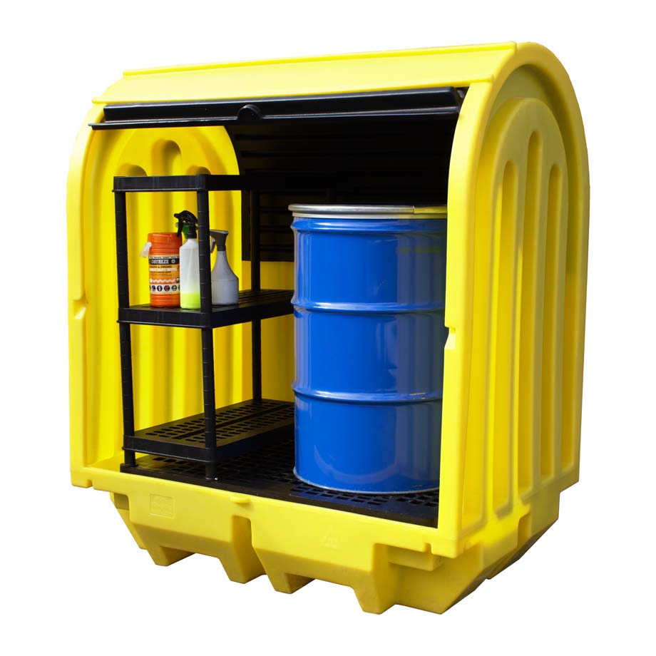 Hard Covered Drum Spill Pallet - BP2HCS ||230ltr Sump Capacity