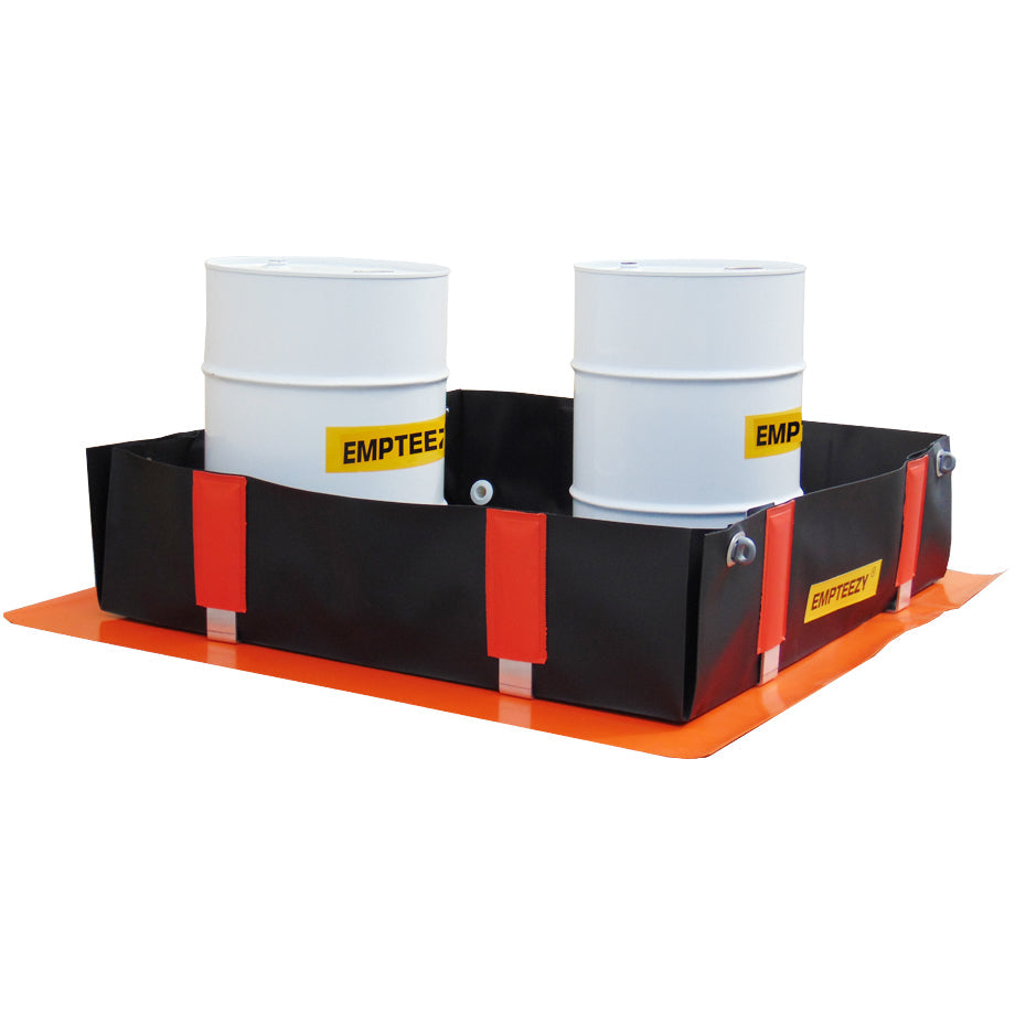 Faltbare PVC-Auffangwanne - EB1 || 1000 mm x 1000 mm x 250 mm