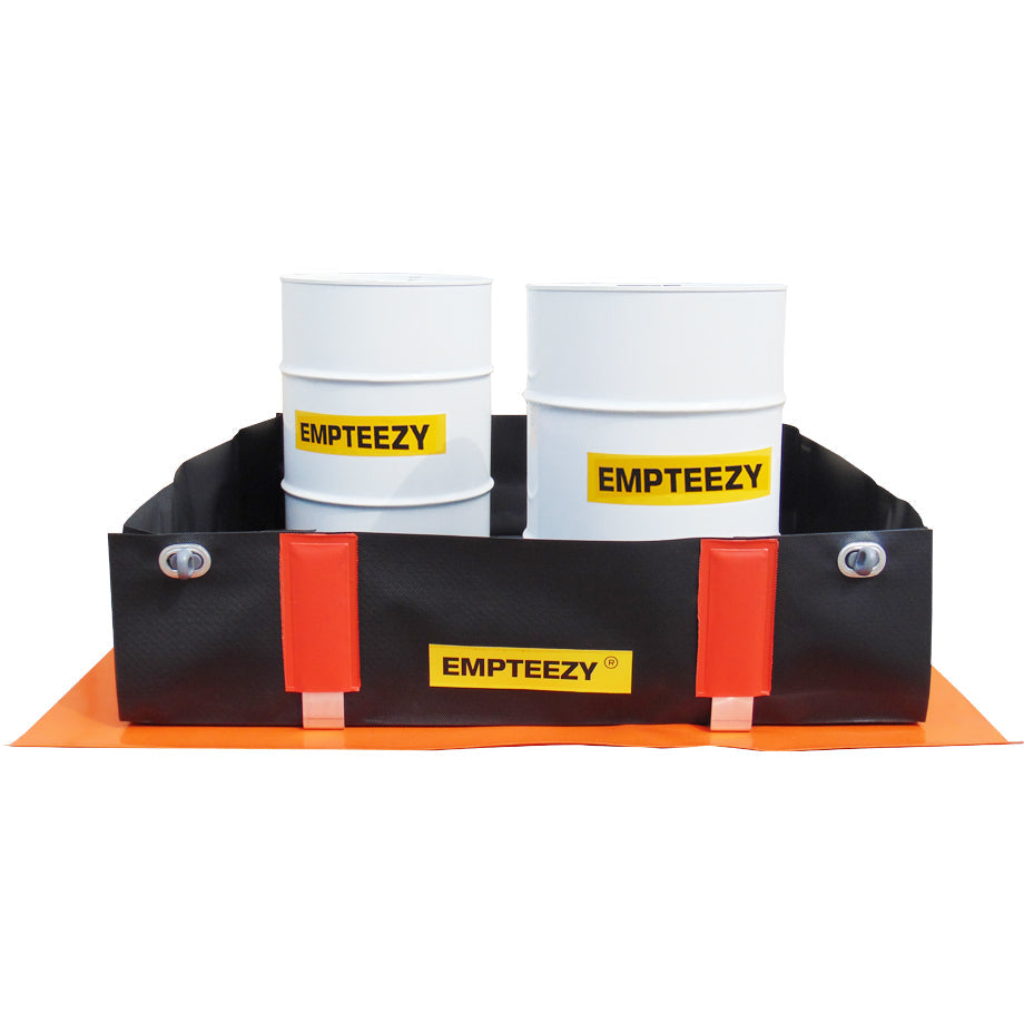 Faltbare PVC-Auffangwanne - EB1 || 1000 mm x 1000 mm x 250 mm