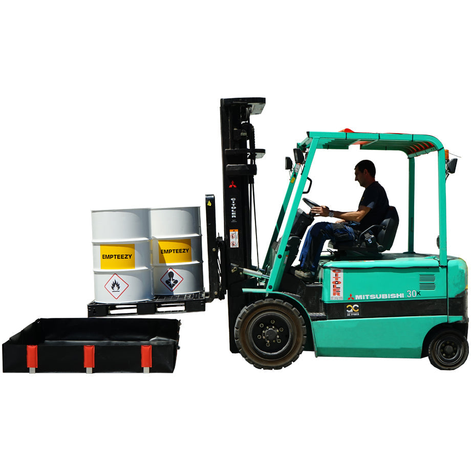 Faltbare PVC-Auffangwanne - EB3 || 1500 mm x 1500 mm x 250 mm