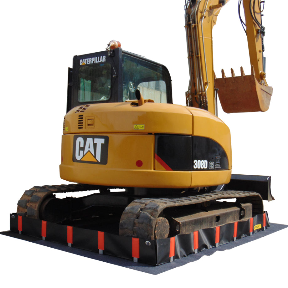 Faltbare PVC-Auffangwanne für Fahrzeuge und Geräte - EB5 || 3000 mm x 2500 mm x 250 mm