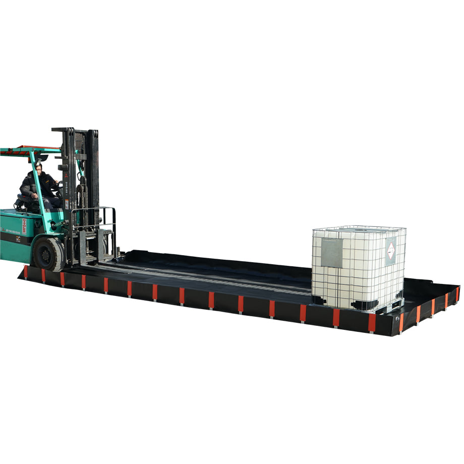 Faltbare PVC-Auffangwanne - EB7 || 7000 mm x 2500 mm x 250 mm