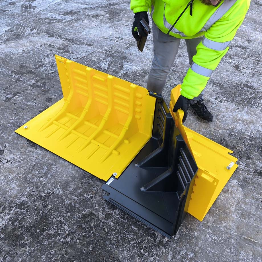 FloodFence™ | Leicht | Verbindungspin Ecke – FL-QFLCP || B 72 mm x L 30 mm x H 328 mm