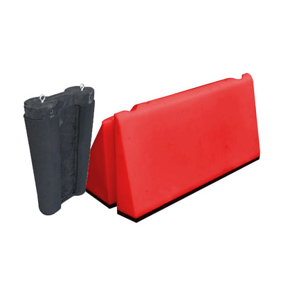 Floodstop Barriere | 0,5 m Höhe | Inklusive Stecksystemverbinder - FL-FS050 || B 1000 mm x L 500 mm x B 500 mm