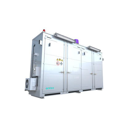 6-Meter-LithiumVault-Container – SI06D22916 || Flügeltüren auf 2 Ebenen