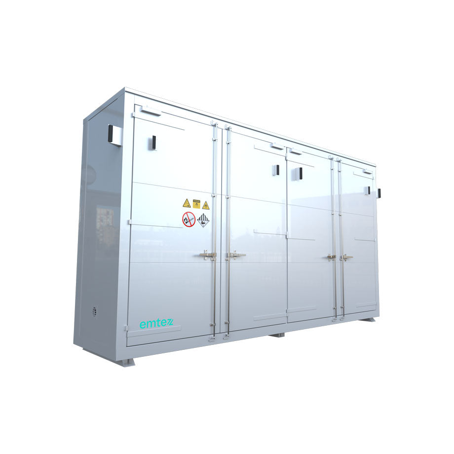 6-Meter-LithiumVault-Container – SI06D22916 || Flügeltüren auf 2 Ebenen