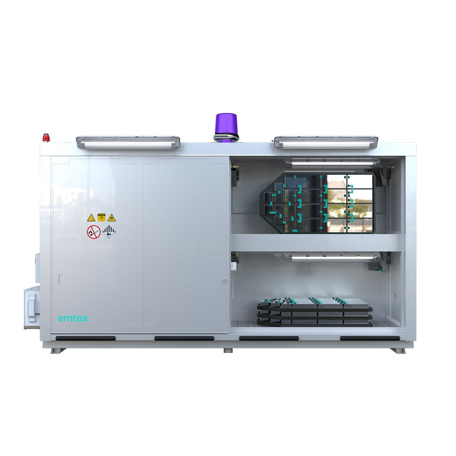 6-Meter-LithiumVault-Container – SI06D22910 || Schiebetüren auf 2 Ebenen