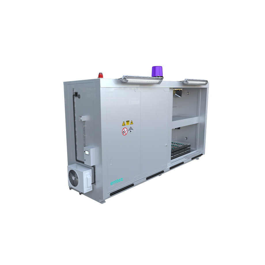 6-Meter-LithiumVault-Container – SI06D22910 || Schiebetüren auf 2 Ebenen