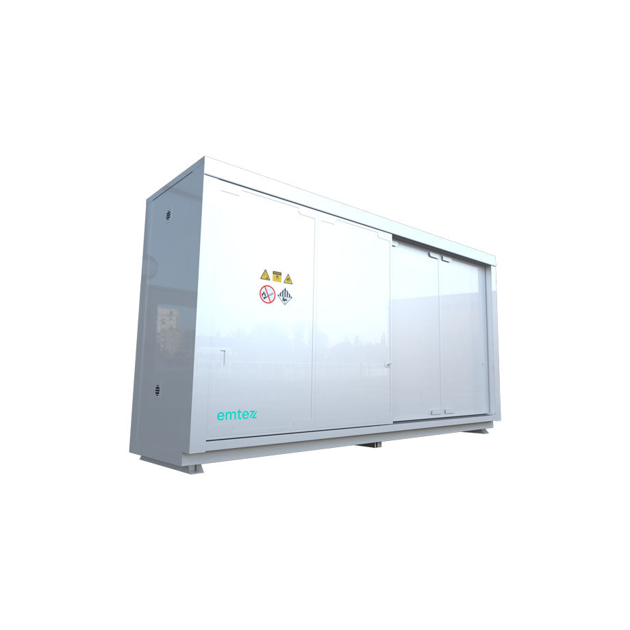 6-Meter-LithiumVault-Container – SI06D22910 || Schiebetüren auf 2 Ebenen