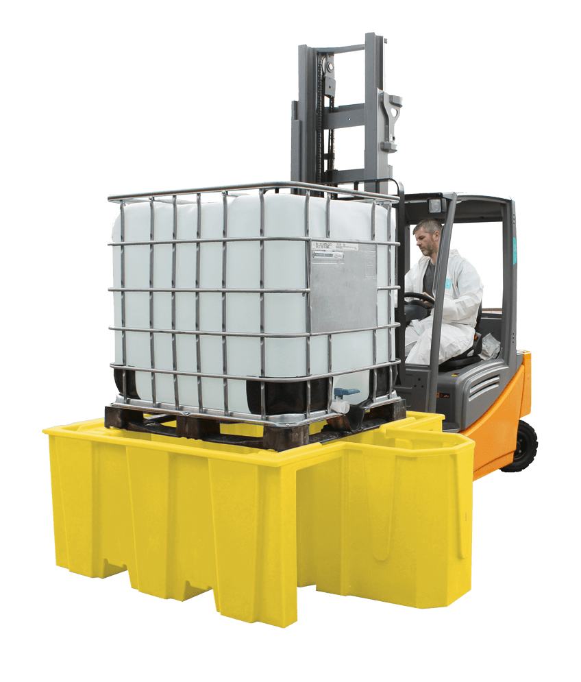 IBC Spill Pallet With Built-in Dispensing Area  - BB1D ||1100ltr Sump Capacity