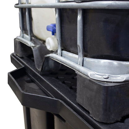 IBC Auffangwanne aus recyceltem Polyethylen mit 4-Wege Gabelstaplerzugang – BB1FWR