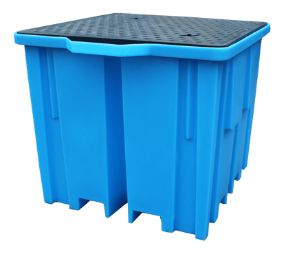 BB1FW - 4-way 1 IBC Plastic Bunded Spill Containment Pallet