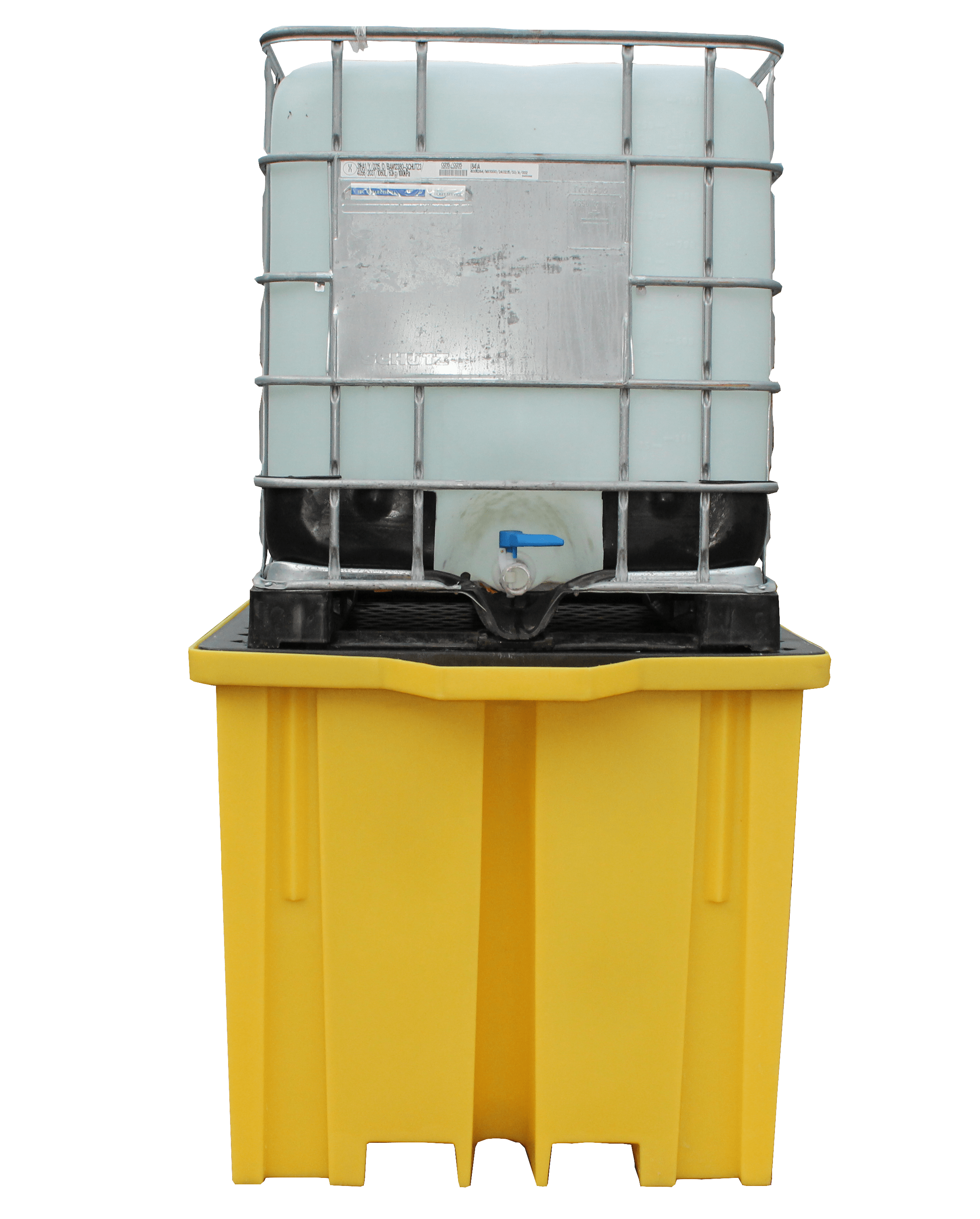 BB1FW - 4-way 1 IBC Plastic Bunded Spill Containment Pallet