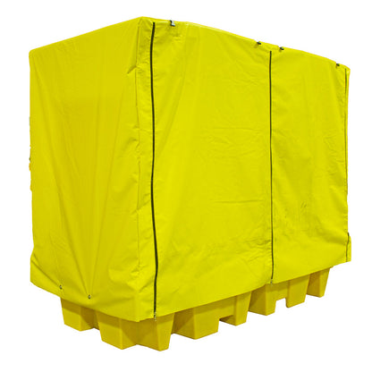 Covered Double IBC Spill Pallet - BB2C ||1140ltr Sump Capacity