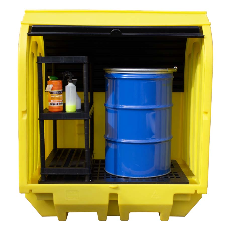 Hard Covered Drum Spill Pallet - BP2HCS ||230ltr Sump Capacity