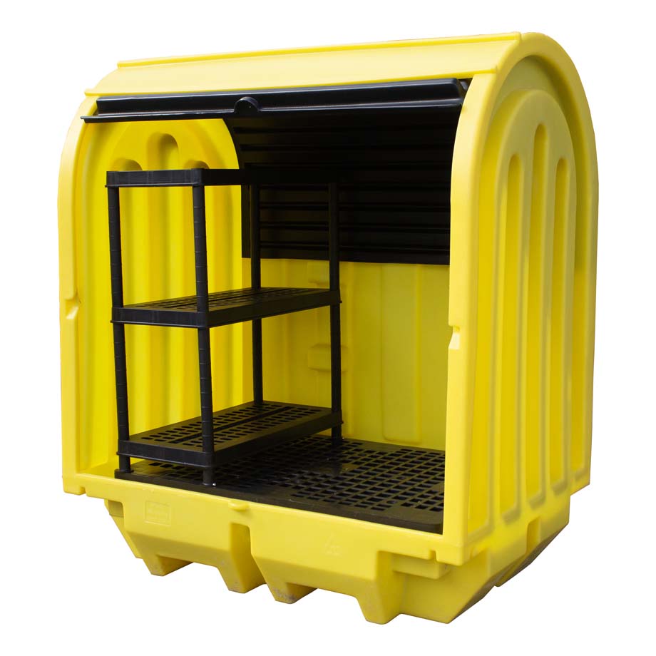 Hard Covered Drum Spill Pallet - BP2HCS ||230ltr Sump Capacity