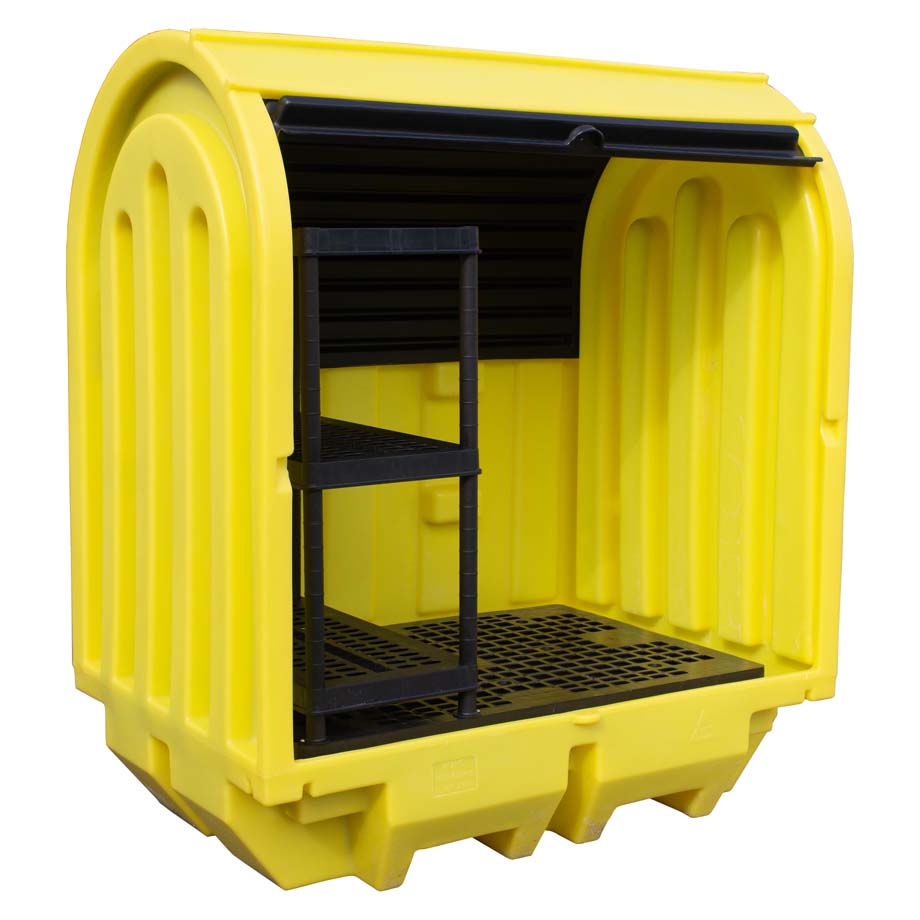 Hard Covered Drum Spill Pallet - BP2HCS ||230ltr Sump Capacity