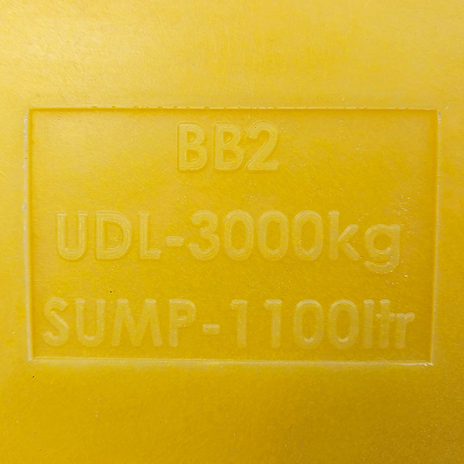 8 Fässer Auffangpalette - BP8 || 1140 Liter Auffangvolumen