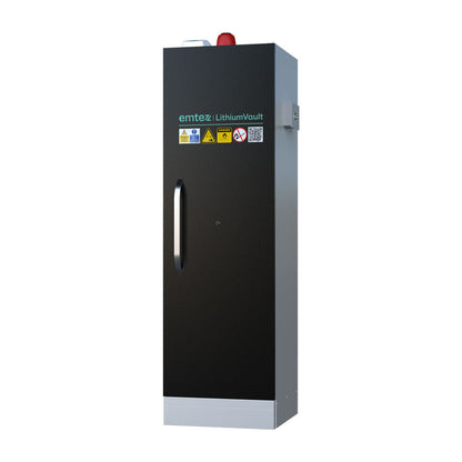 LithiumVault FirePro® Schrank mit Steuerung & Ladefunktion | Dreiphasig | 1-türig | Hoch – CH-L1F2PK