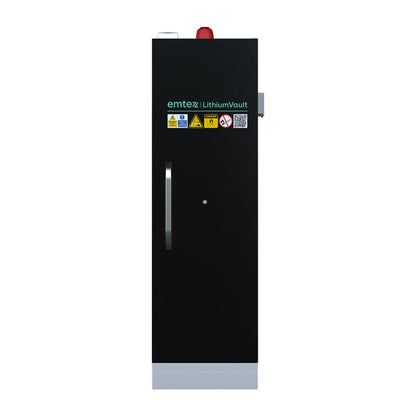 LithiumVault FirePro® Schrank mit Steuerung & Ladefunktion | Einphasig | 1-türig | Hoch – CH-L1F2PF16C6K