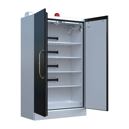 LithiumVault FirePro® Schrank mit Steuerung & Ladefunktion | Einphasig | 2-türig | Hoch – CH-L5F2PF16K