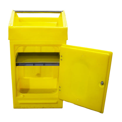 Lockable Cabinet with Roll Holder - PDSD ||L640 x W580 x H1180mm