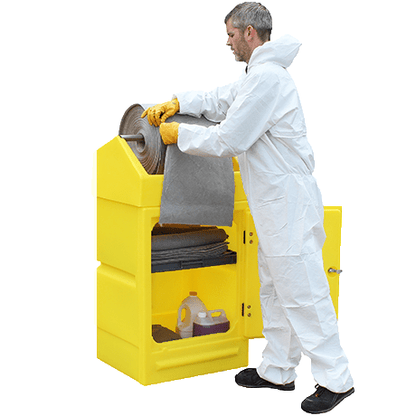 Lockable Cabinet with Roll Holder - PDSD ||L640 x W580 x H1180mm